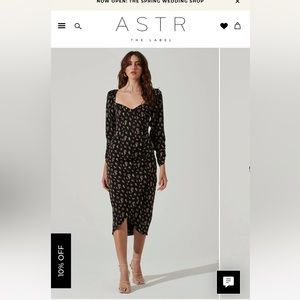 ASTR midi dress